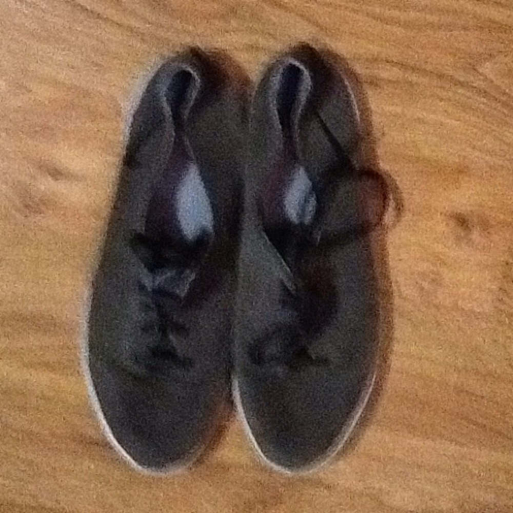 Grey Nike tie up sneakers Women's size 9 1/2